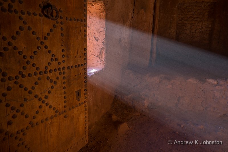 1113_GX7_1040837.JPG - Kicking up a dust! In an abandoned kasbah in Ait Ben Haddou