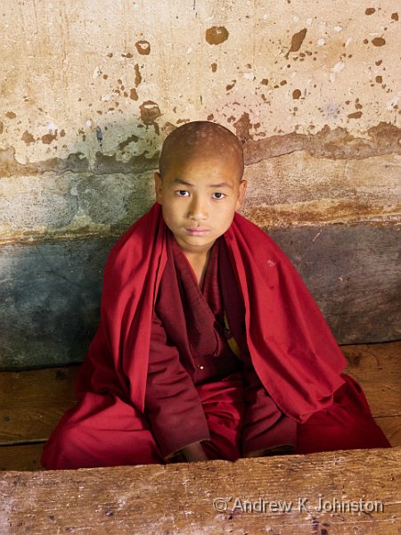 151119_GX8_1030881.jpg - Young initiate at the Nalanda Monastery Institute