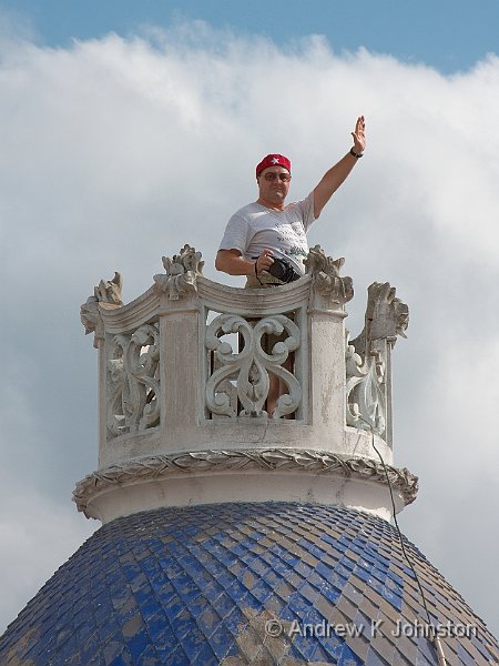 1110_40D_7566.jpg - El Comendante at the top of the tower in Cienfuegos