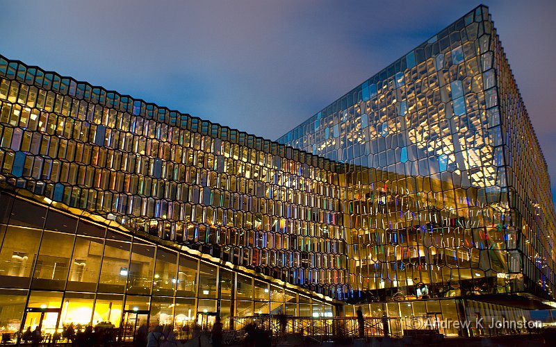 0811_7D_6694.jpg - The Harpa Concert Hall lit up for the Reykjavik Culture Night Festival, Iceland 2011